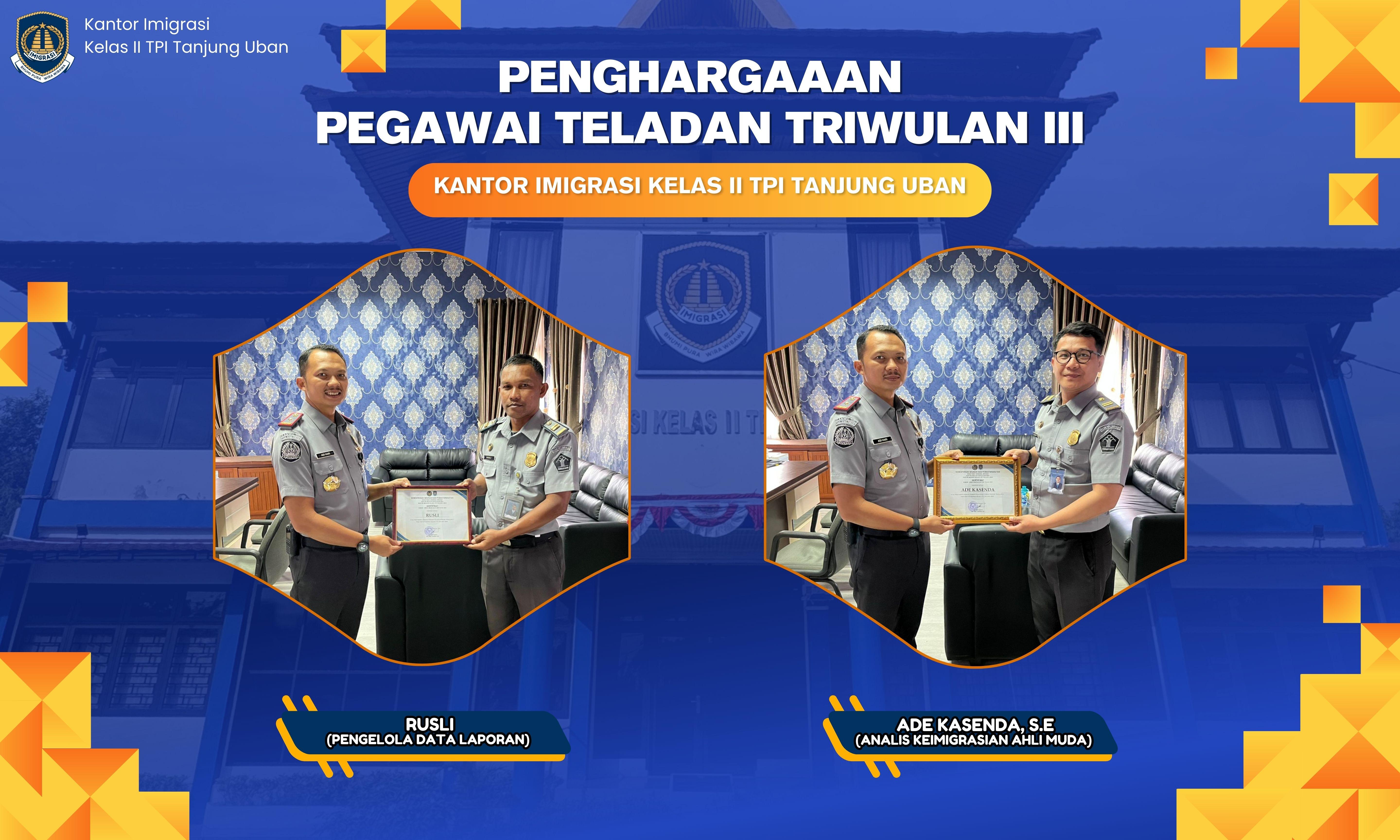 Biru dan Oranye Geometris Modern Spanduk Background Pelatihan dan Diklat Banner